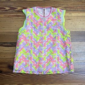 Geo Neon Blouse
